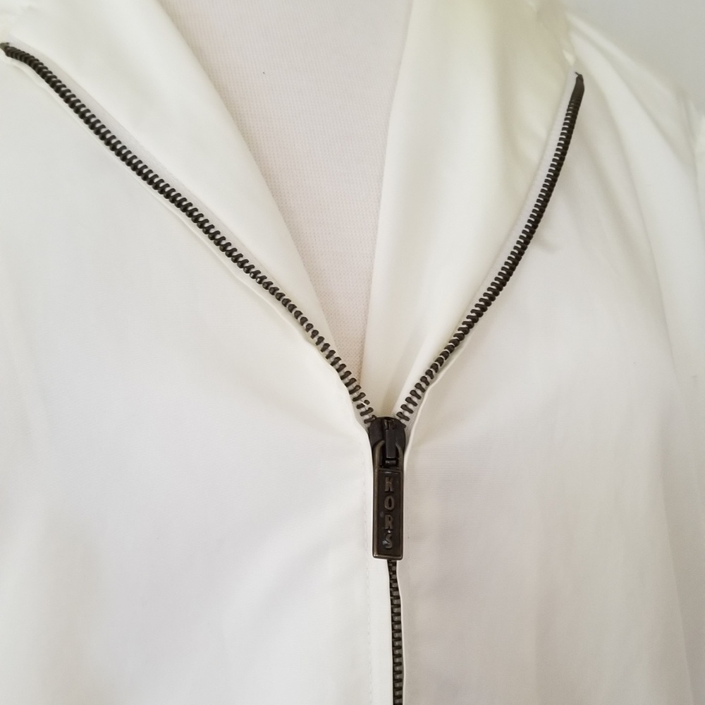 Kors by Michael Kors White Hooded Windbreaker - Picture 2 of 5